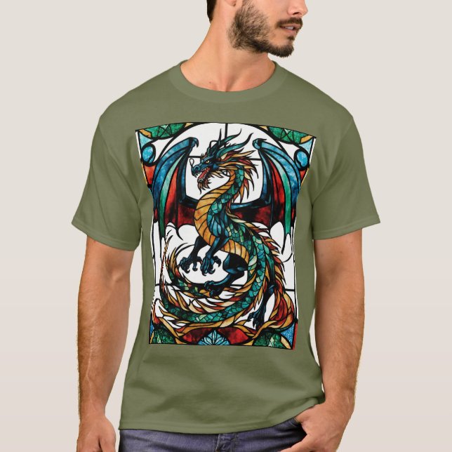 Camiseta Dragón de vidrio mallorquín (Anverso)