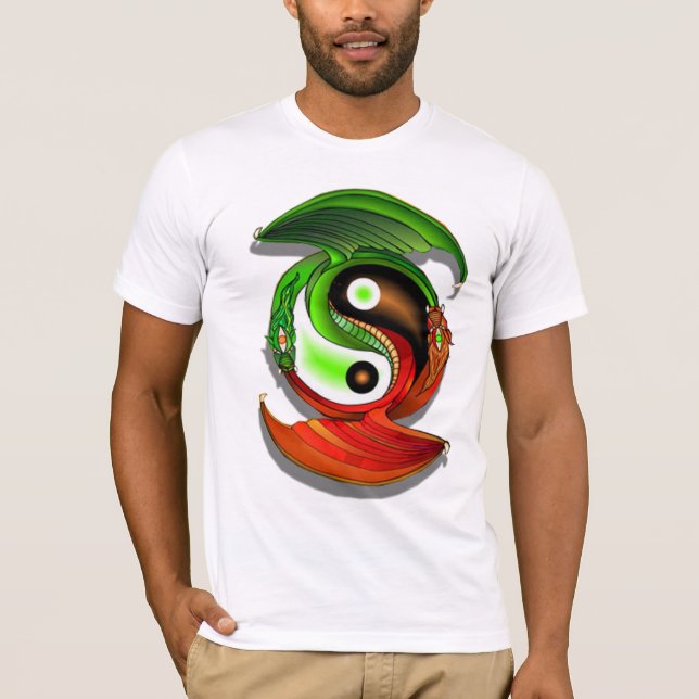 Camiseta Dragón de Yin Yang (Anverso)