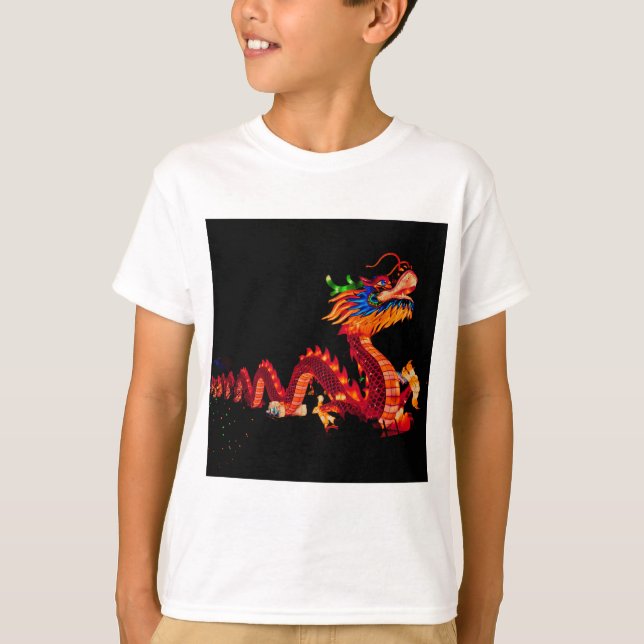 Camiseta Dragón del desfile chino (Anverso)