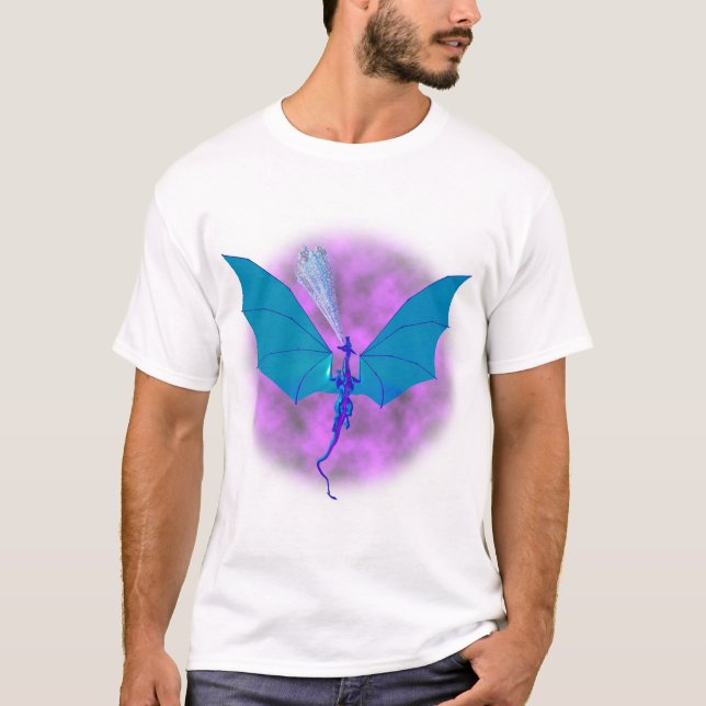 Camiseta Dragón del hielo en vuelo (Anverso)