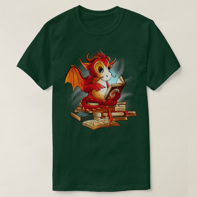 Camiseta Dragón del libro (Diseño del anverso)