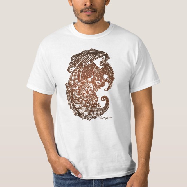 Camiseta Dragón del mecanismo (Anverso)