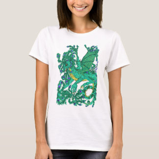 Camiseta Dragón del pavo real