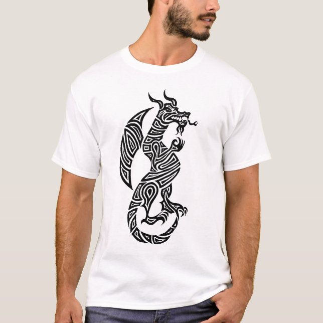 Camiseta Dragón del tatuaje (Anverso)
