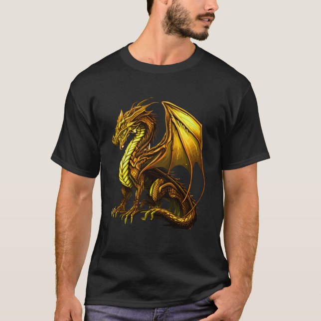 Camiseta Dragon Desing Mythic Creature (Anverso)
