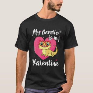 Camiseta Dragón Día de San Valentín Beardie Reptile