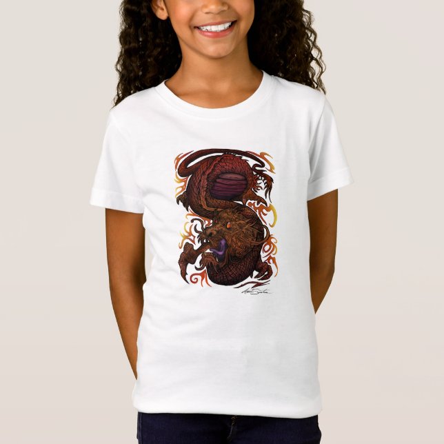 Camiseta Dragón (Diseño de firma) (Anverso)