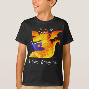 Camiseta Dragón divertido de encargo de Halloween del niñ