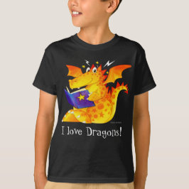 Camiseta Dragón divertido de encargo de Halloween del niño