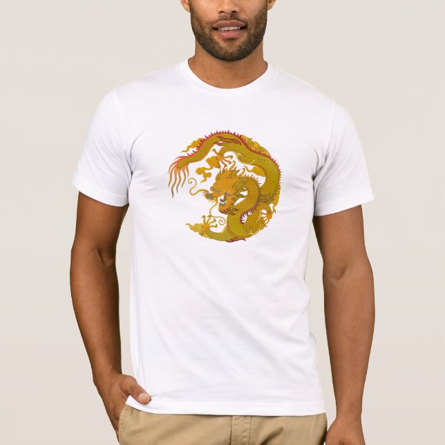 Camiseta Dragón Dorado (008) (Anverso)