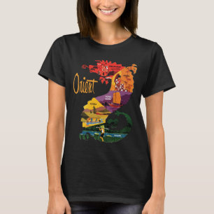 Camiseta Dragón Dorado Mitológico Viaje Oriente