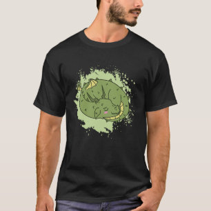 Camiseta Dragon durmiendo lindo Fantasy Animal