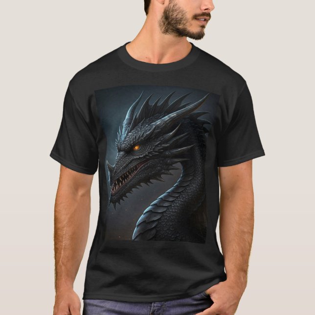 Camiseta Dragón en calidad 4k (Anverso)