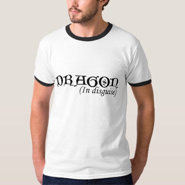 Camiseta Dragón en disfraz (Anverso)