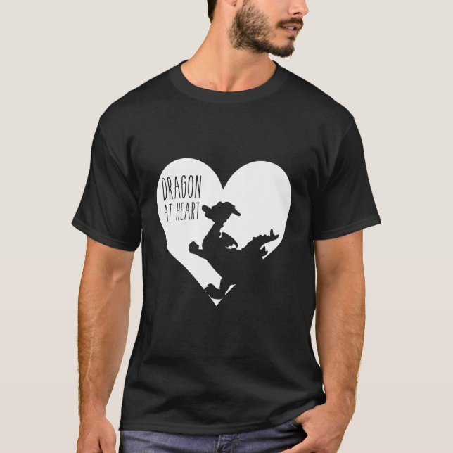 Camiseta Dragón en el corazón (Anverso)