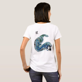 Camiseta Dragón en las olas – Energía oceánica abstracta