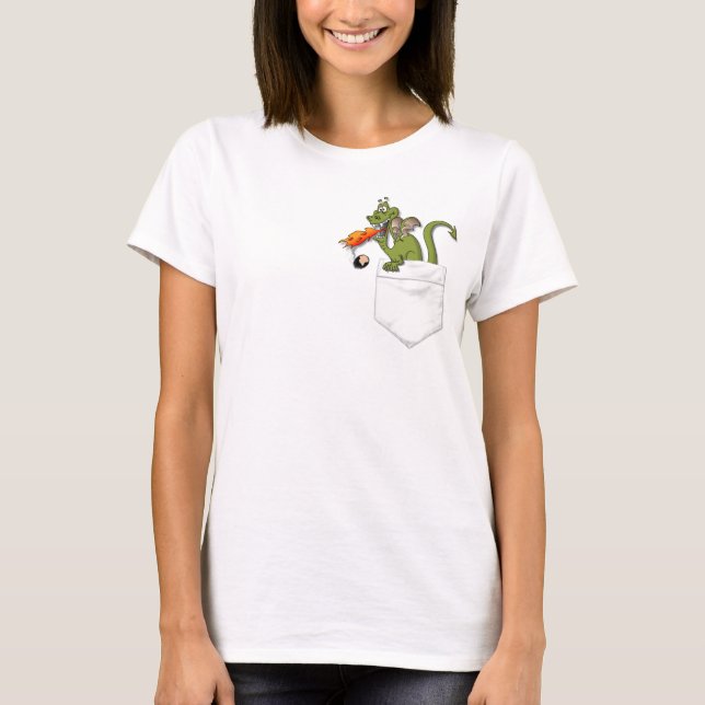 Camiseta dragón en tu bolsillo (Anverso)