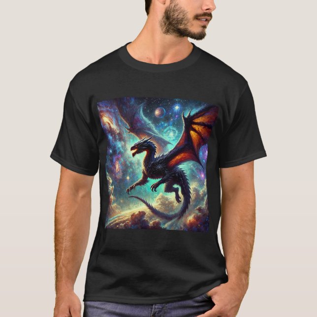 Camiseta Dragón espacial (Anverso)