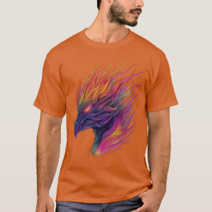 Camiseta Dragón espectral de llama