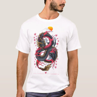 Camiseta Dragón estético japonés Tokio Anima manga japonesa