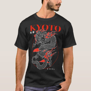 Camiseta Dragón estético japonés Tokio Japón Asia 80's M
