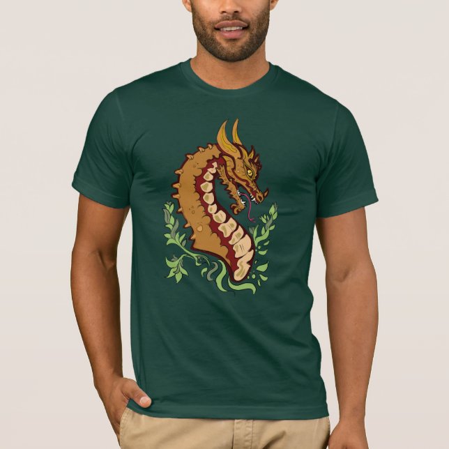 Camiseta Dragón estilizado (Anverso)