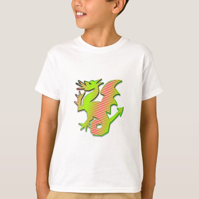 Camiseta Dragón estilizado (Anverso)