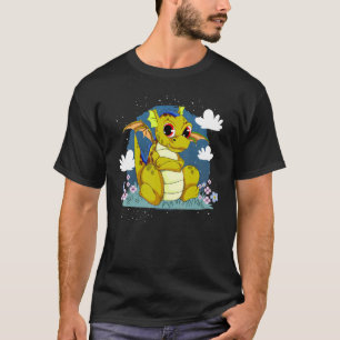 Camiseta Dragon Fantasía Creatividad Animal Cute Dragon