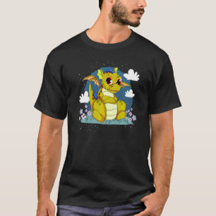 Camiseta Dragon Fantasía Creatividad Animal Cute Dragon