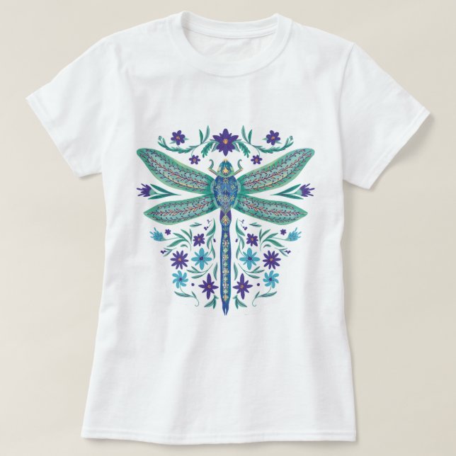 Camiseta Dragón femenino (Diseño del anverso)