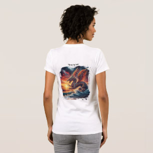 Camiseta Dragón Filipino Ardiente en la Playa
