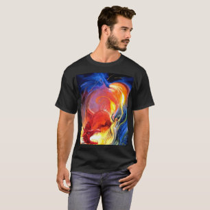 Camiseta Dragón Fire Magic del hechicero del mago de los
