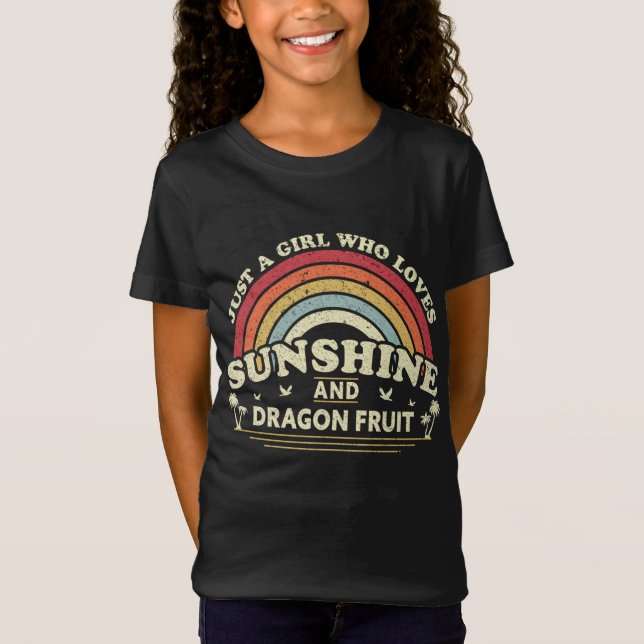 Camiseta Dragon Fruit Chica A Quien Le Gusta El Sol Y El Dr (Anverso)