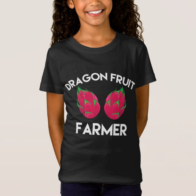 Camiseta Dragon Fruit Farmfit Love Tropical Food (Anverso)