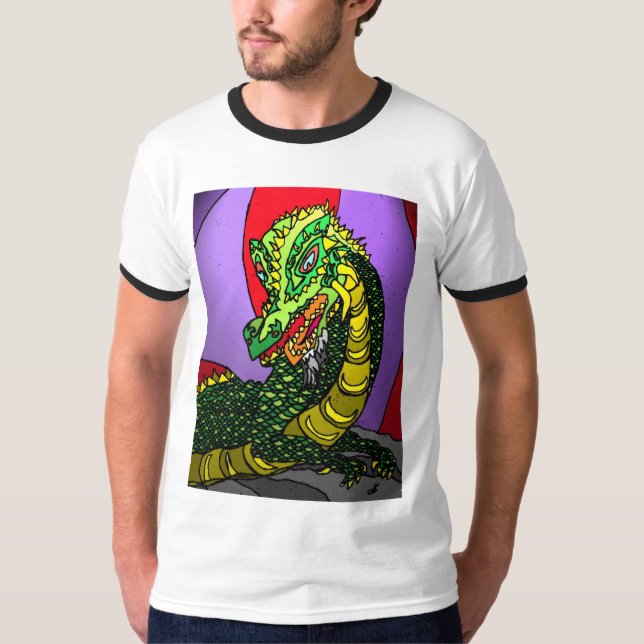 Camiseta Dragón furioso (Anverso)