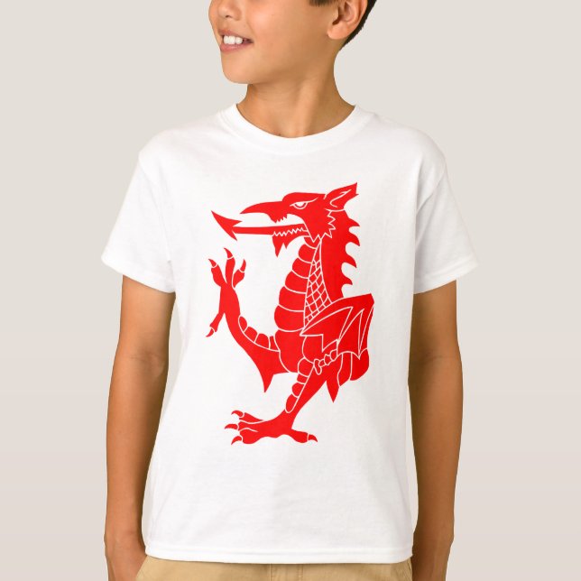 Camiseta Dragón Galés desenfrenado (Anverso)