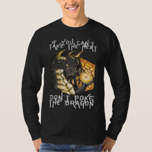 CAMISETA DRAGÓN GENIAL LLAMAS ALAS DE FUEGO VOLANDO ESCUPIE