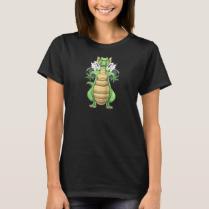 Camiseta Dragón Gracioso Para Hombres Mujeres Dragón Creta