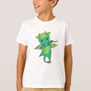 Camiseta Dragon Green Fairy Tale Cute Animales Para Niños