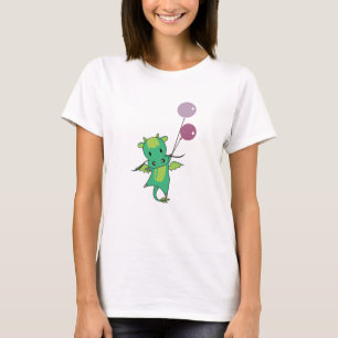 Camiseta Dragon Green Fairy Tale Cute Animales Para Niños