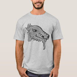 Camiseta Dragón gris antiguo