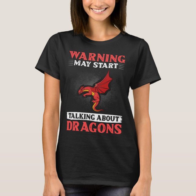 Camiseta Dragon Head Cute Fantasy Creatividad (Anverso)