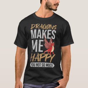 Camiseta Dragon Head Funny Cute Fantasy Crema Pullover H