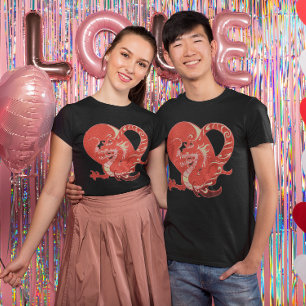 Camiseta Dragon Heart Valentine Unisex