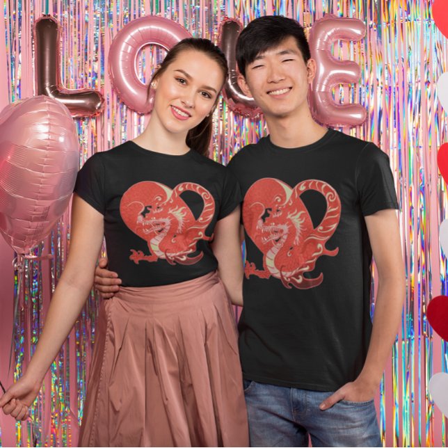 Camiseta Dragon Heart Valentine Unisex (Dragon Heart Valentine Unisex T-Shirt)