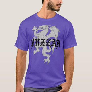 Camiseta Dragón heráldico Huzzah en gris