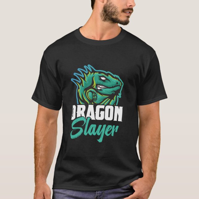 Camiseta Dragon Hunter Reptile Hunter Gear Lizard Iguana H (Anverso)