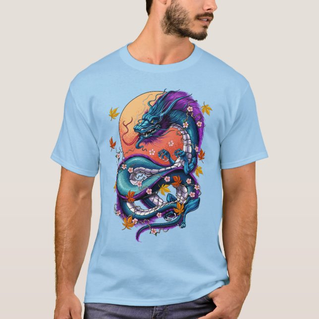 Camiseta Dragón japonés (Anverso)