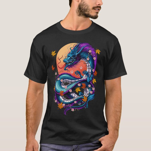Camiseta Dragón japonés (Anverso)
