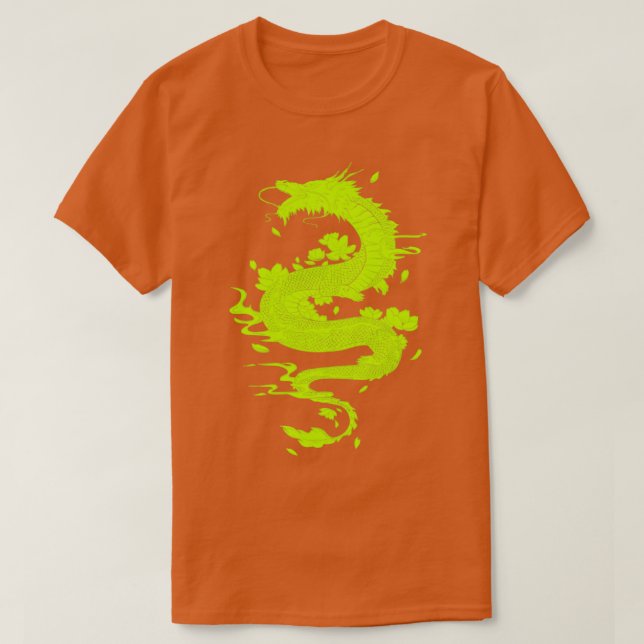 Camiseta Dragón japonés12 (Diseño del anverso)